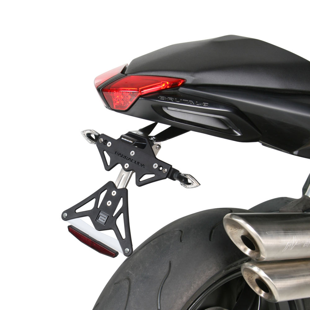 SUPPORT DE PLAQUE INCLINABLE MV AGUSTA BRUTALE 2011