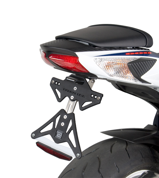 SUPPORT DE PLAQUE SUZUKI GSX R 600/750 2011