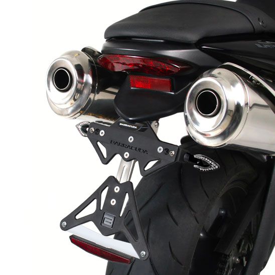 SUPPORT DE PLAQUE INCLINABLE TRIUMPH STREET TRIPLE R 2012